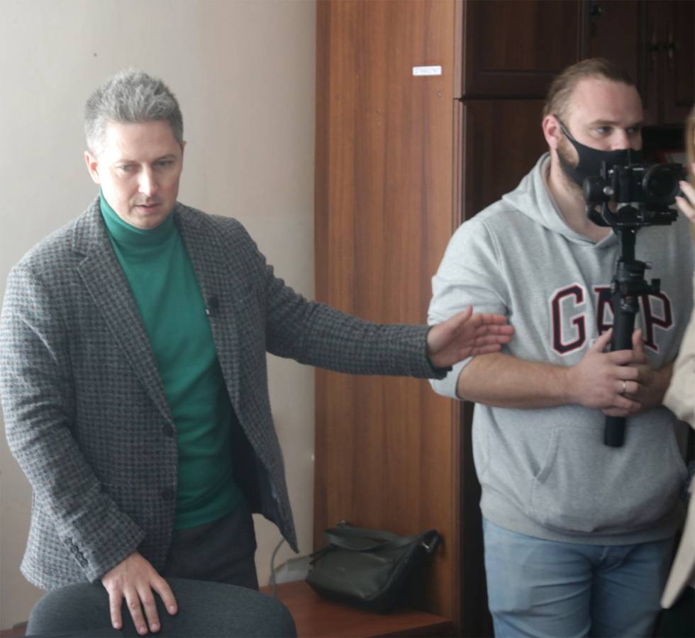 Олександр Педан з дочкою Валерією навідалися до Медіацентру УжНУ