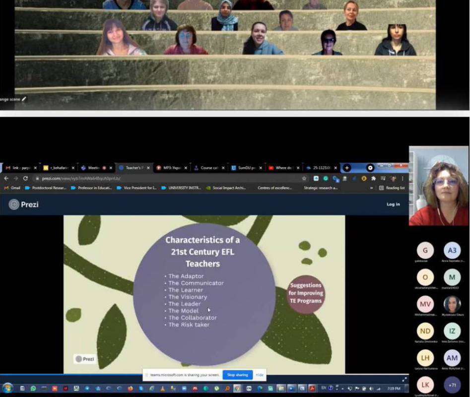 Доцентка факультету МЕВ підвищувала кваліфікацію на курсах іранського університету Азад