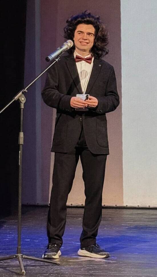 Віктор Добош під час презентації програми