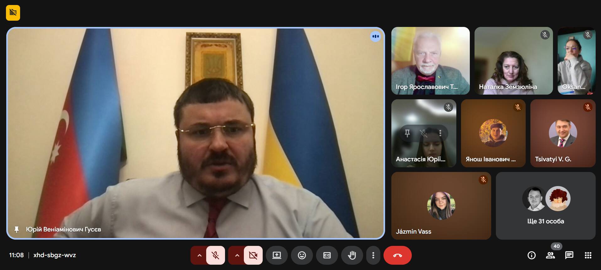 Досвід повернення територій та енергетична допомога: Юрій Гусєв розкрив студентам ФІМВ деталі співпраці України й Азербайджану