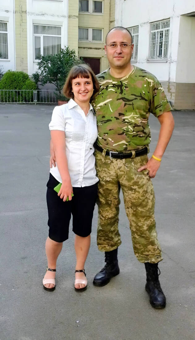 З племінницею Марусею, яку дуже любив