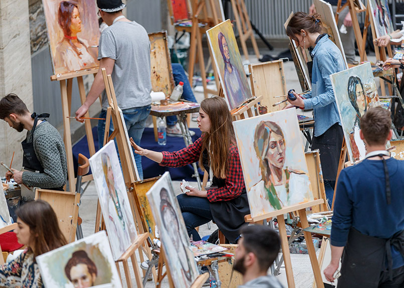 Наші студенти стали натурниками Всеукраїнського конкурсу «Срібний мольберт»