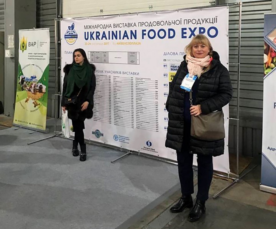 Доцент УжНУ здобувала досвід на міжнародній виставці «Ukrainian Food Expo»