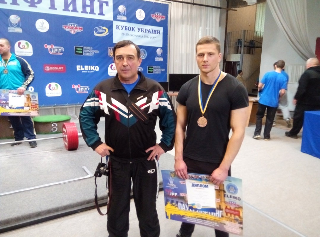 Студент УжНУ став бронзовим призером Кубка України з паверліфтингу