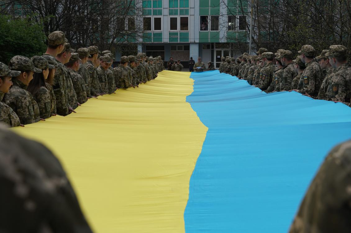 Завдяки тобі: кафедра військової підготовки долучилися до всеукраїнського флешмобу