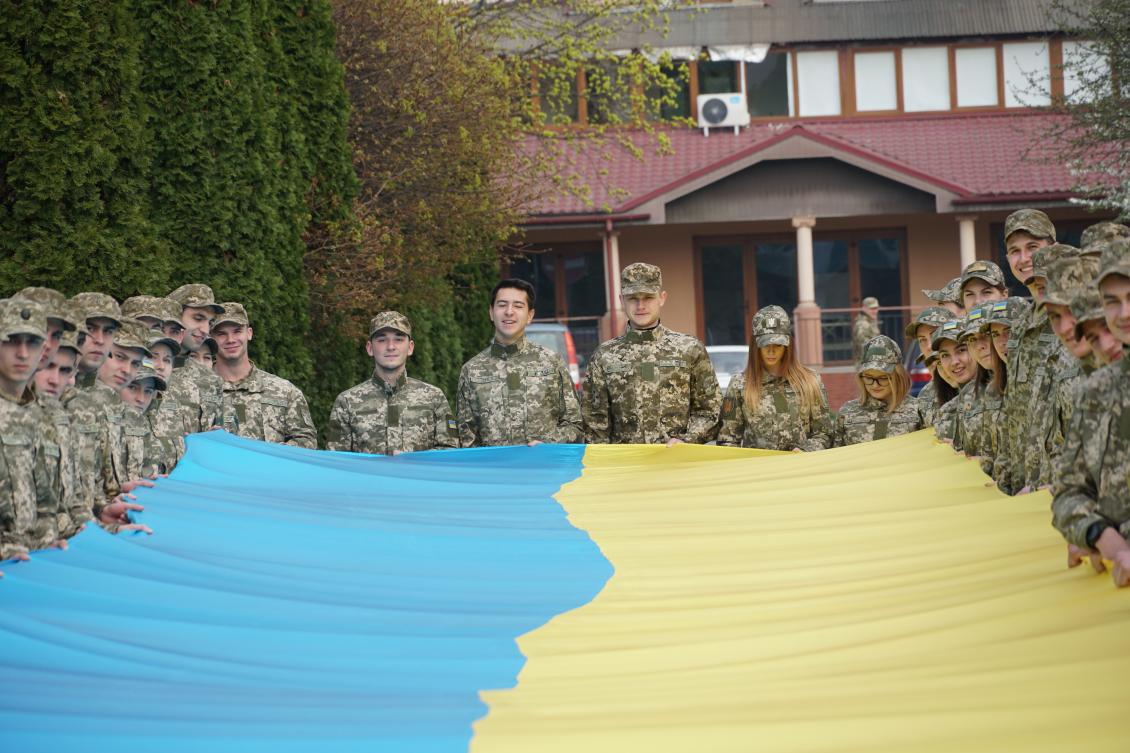 Завдяки тобі: кафедра військової підготовки долучилися до всеукраїнського флешмобу
