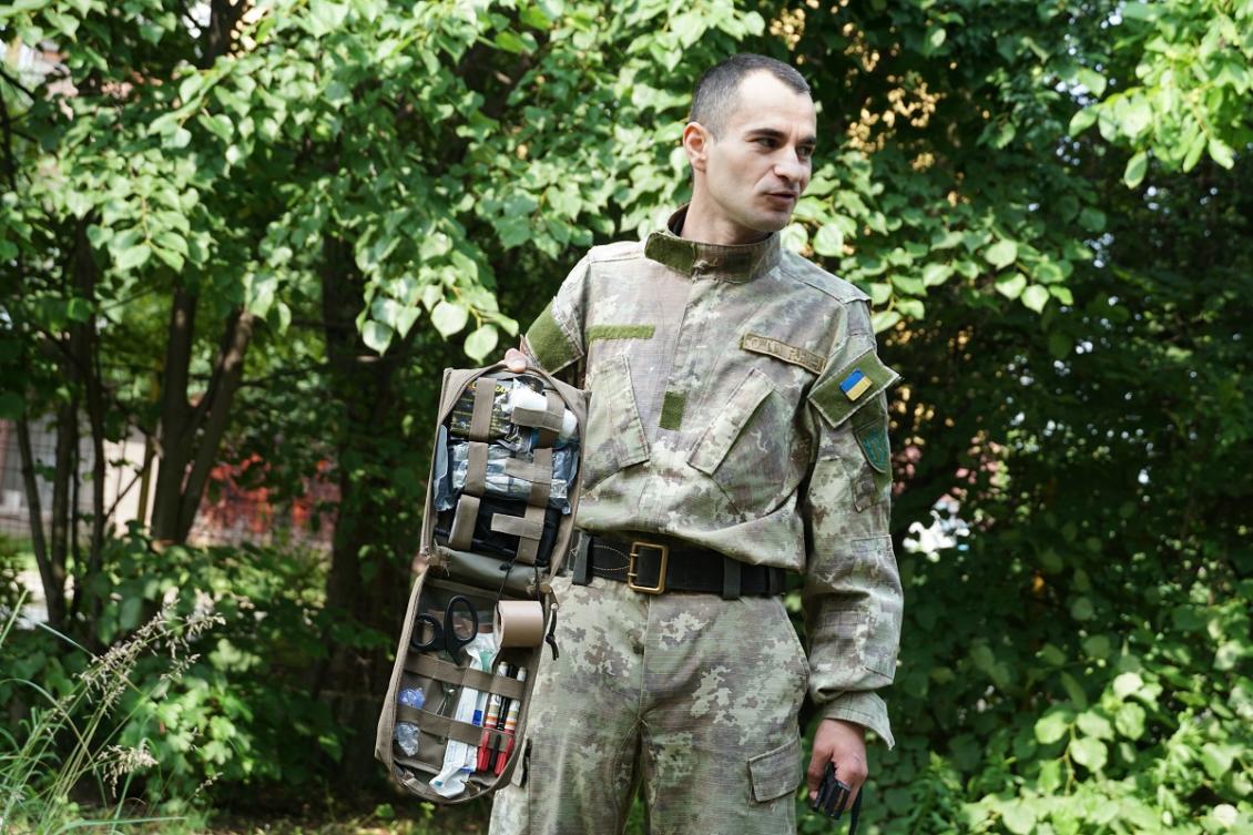 Тактичної медицини слухачів мілітарного підрозділу вишу навчав ужгородський парамедик