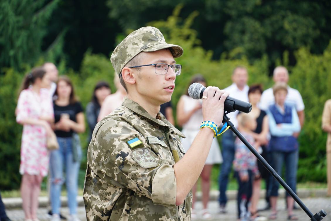 Випускники військової кафедри присягнули на вірність українському народові