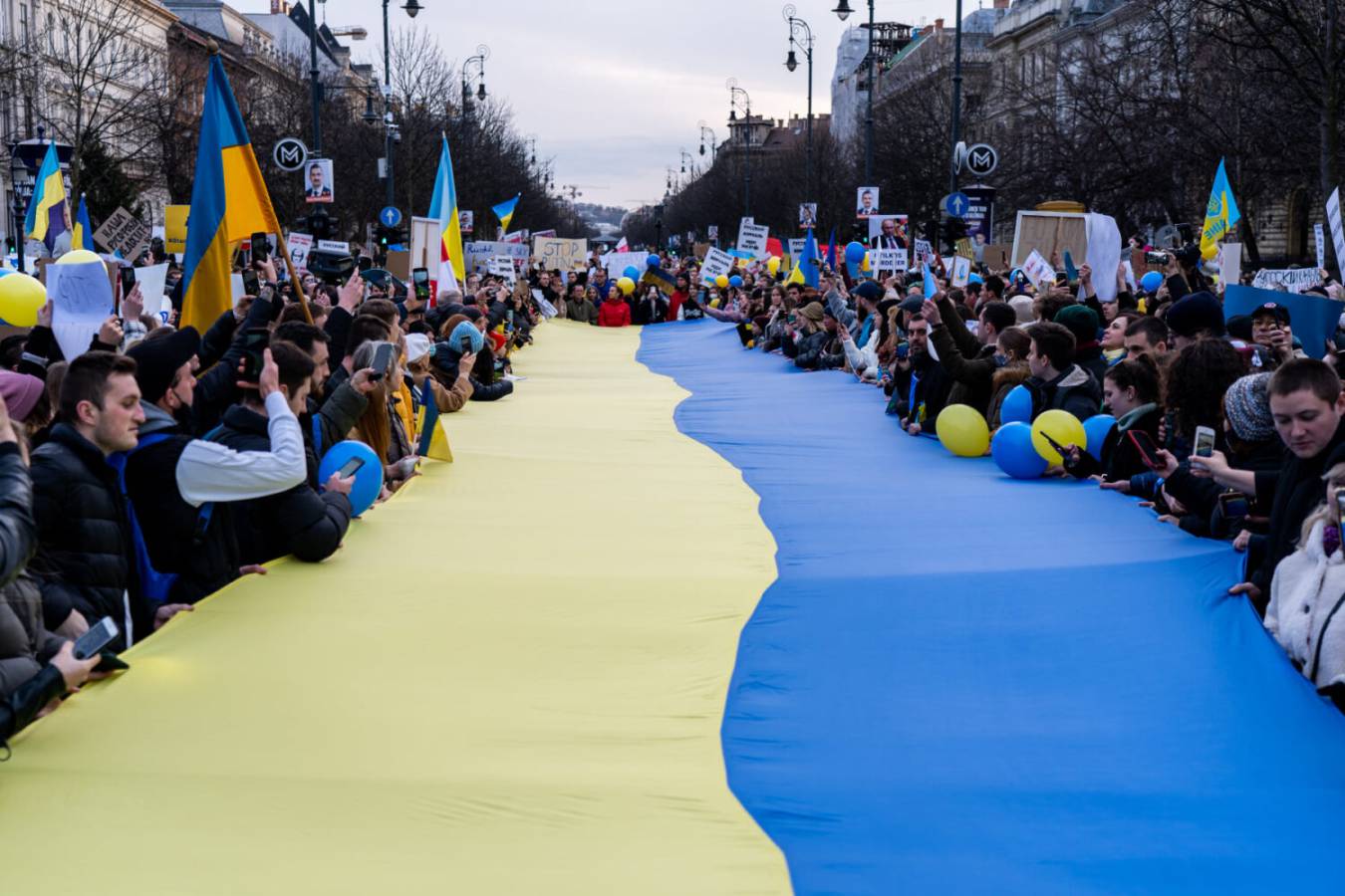Мітинг у Будапешті. Фото зі сторінки Української асоціації “Єдність” у фейсбуку