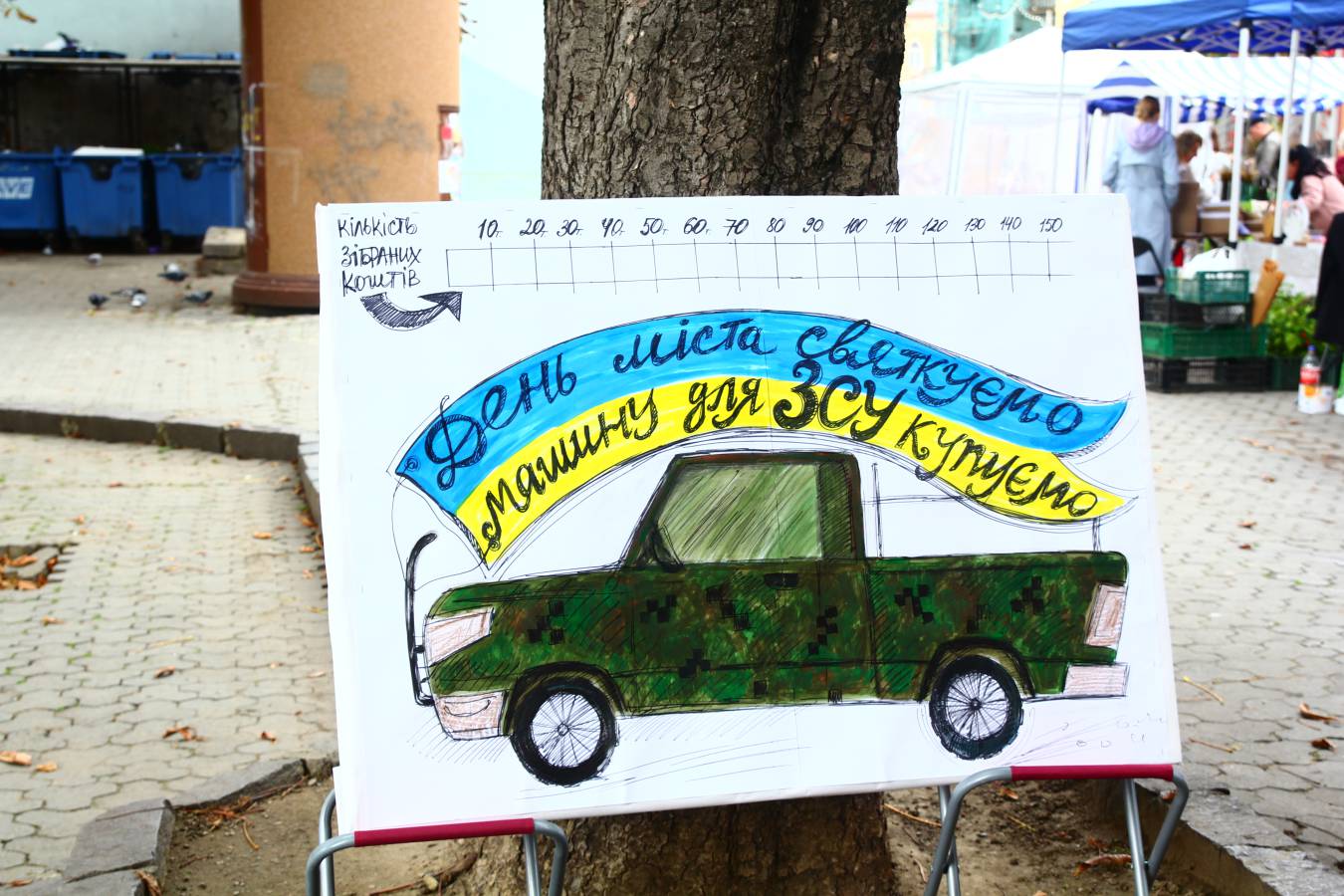 Збираємо на авто для ЗСУ: Учасники Волонтеріату УжНУ додали свою ложку у святкуванні Дня Ужгорода