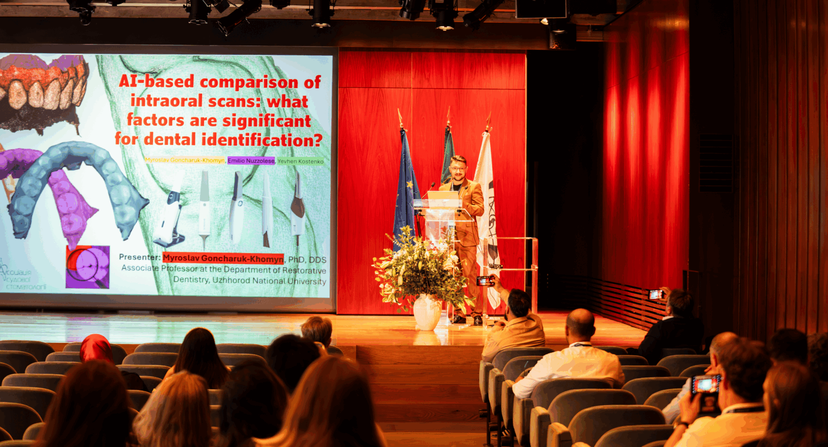 Виступ Мирослава Гончарука-Хомина на конгресі Triennial Meeting of the International Organization for Forensic Odonto-Stomatology в Лісабоні